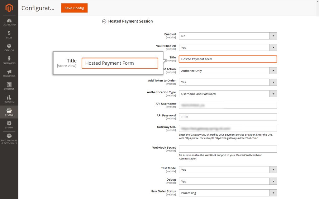 Type in a name or label for this payment method.
