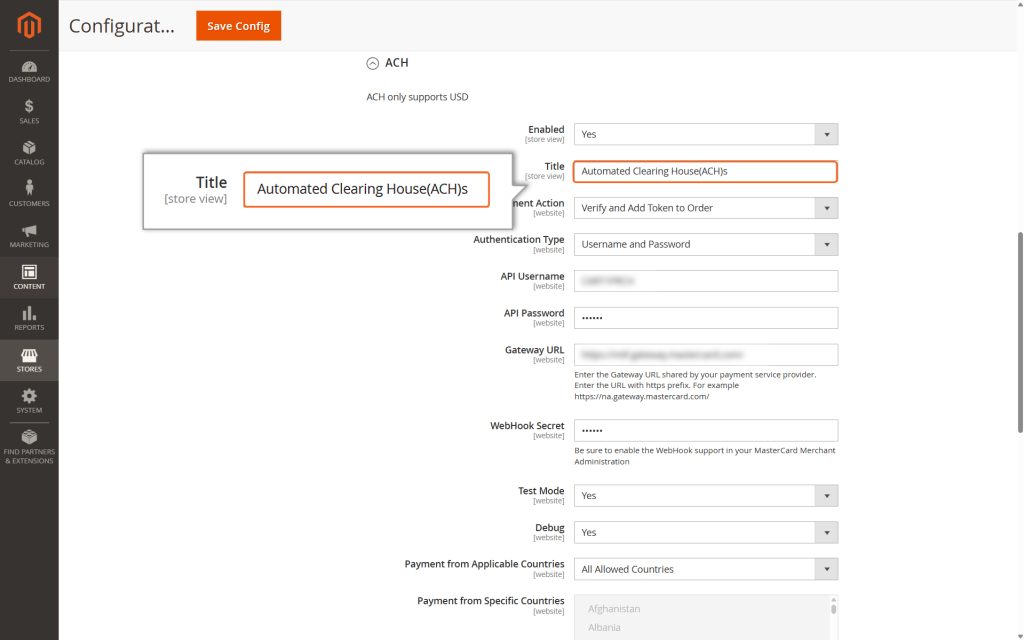 Type in a name or label for this payment method.