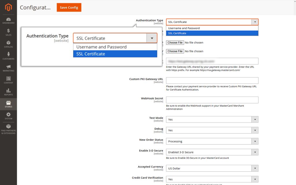 AuthenticationTypeSSL