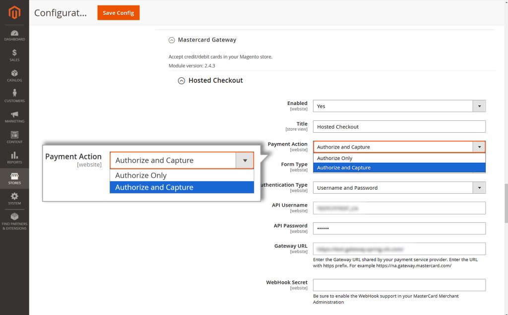 PaymentActionAuthoriseCapture
