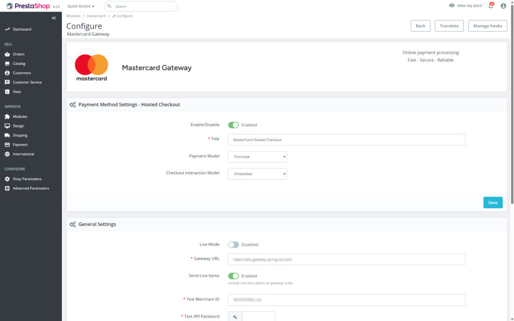 Mastercard Gateway Options