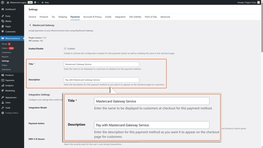 Adding Title & Description